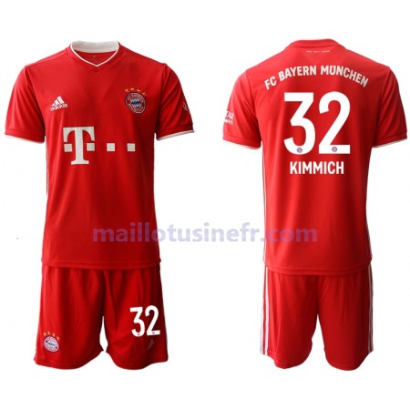 Maillot de Foot Bayern Munich Joshua Kimmich 32 Domicile 2020-21 - Enfant